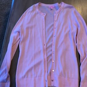 Lilly Pulitzer light pink cardigan